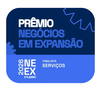 Finalista do Prêmio Negócios em Expansão 2026 da Exame, categoria serviços